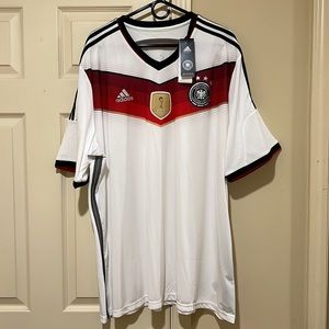 Adidas Germany 2014 FIFA World Cup Brazil Soccer WC Jersey Kit Men's XXXL Shirt